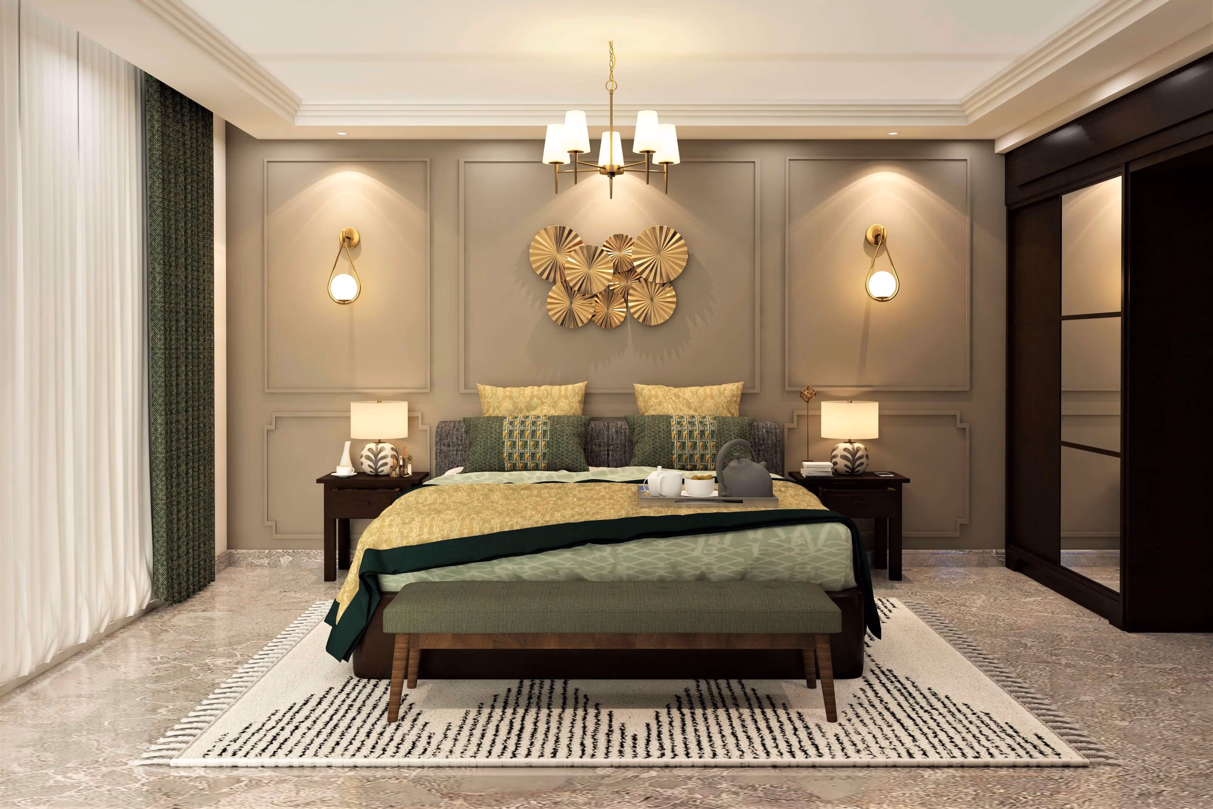 Master bedroom suite design